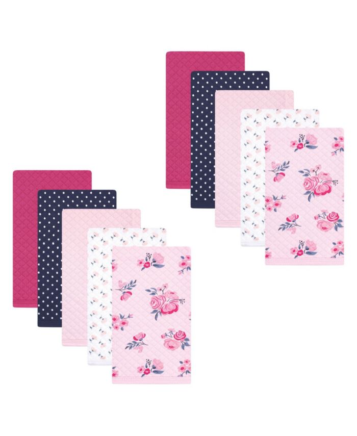 Hudson Baby Baby Girls Quilted Burp Cloths, 10 Pack & Reviews - All Baby Gear & Essentials - Kids - Macy's