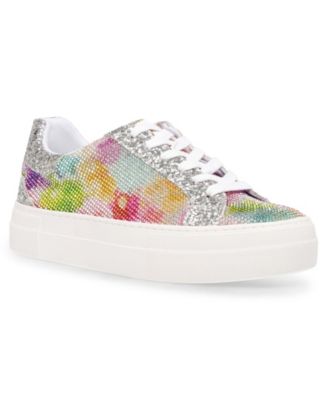 Betsey Johnson Women's Lindsay Lace-Up Sneakers Macy's
