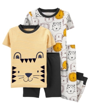 Baby Boys and Girls Lion Pajamas 4 Pieces