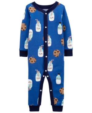 Carter's Baby Boys Milk and Cookies Footless Pajamas