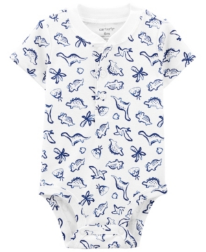 Baby Boy Dinosaur Henley Bodysuit
