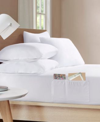 Side Storage Pockets Microfiber 4-Pc. Sheet Set, Twin XL