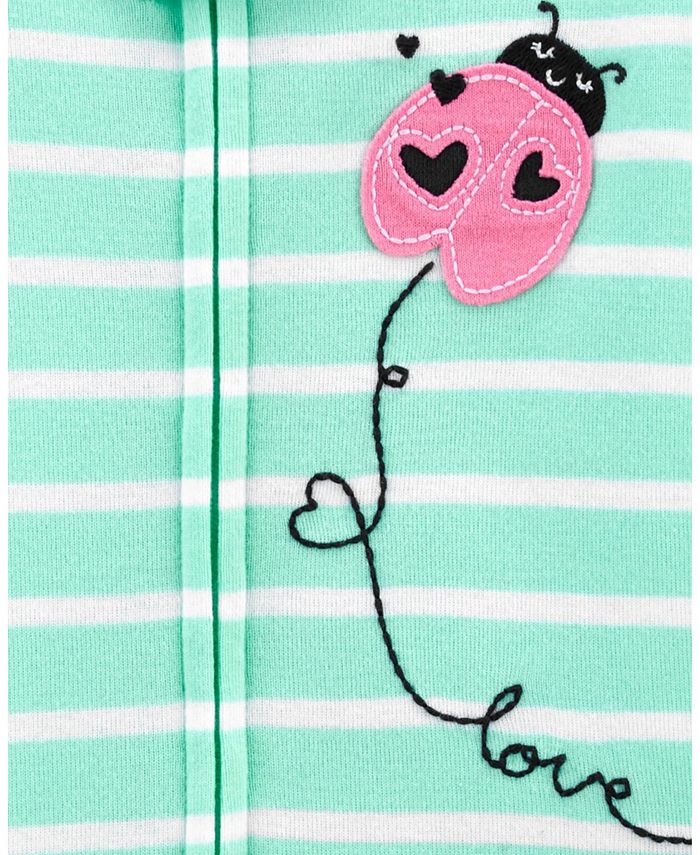 Carter's Baby Girls Ladybug Romper Pajamas Macy's