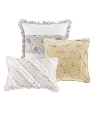 Dawn Reversible 9-Pc.Duvet Cover Set, California King