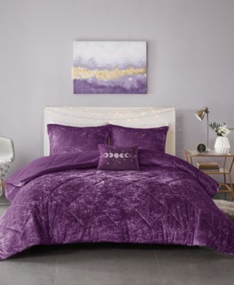 Felicia Velvet 4-Pc. Comforter Set, King/California King