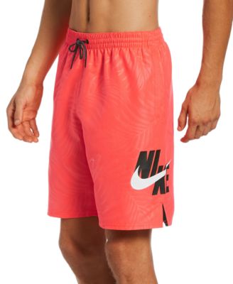 nike palm mens black volley shorts