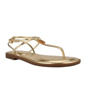 Tommy Hilfiger WOMEN'S MORINA STRAPPY THONG SANDALS WOMEN'S SHOES