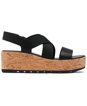 Sorel Women's Cameron Flatform Slingback Sandals - Macy's