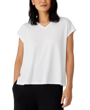 Eileen Fisher Tops BOXY V-NECK TOP