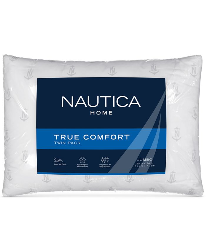 Nautica True Comfort All Position Pack of 2 Standard/Queen Pillows Macy's