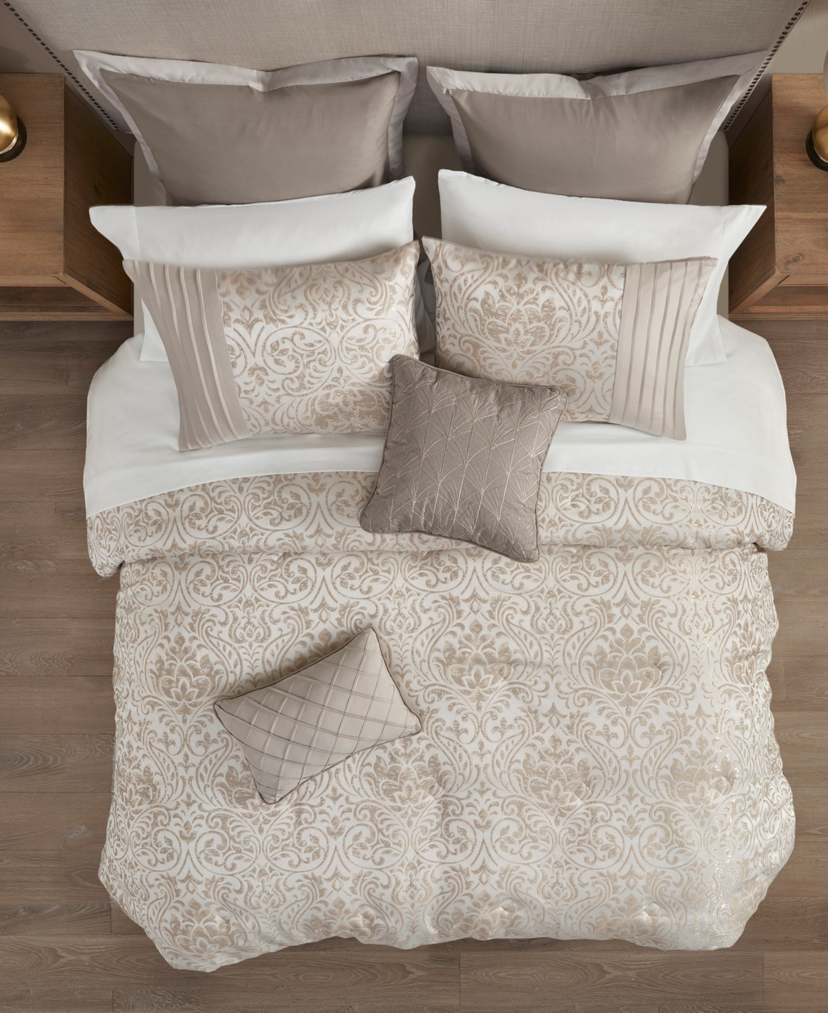 Madison Park Emilia Jacquard 12-Pc. Comforter Set