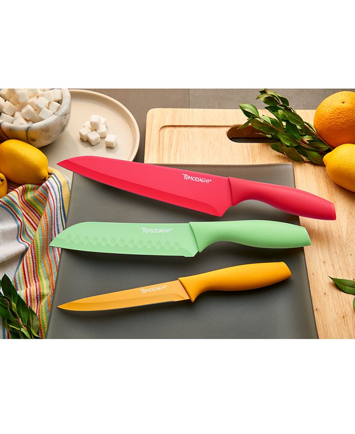 Tomodachi By Hampton Forge Knives Set Of 7 colored