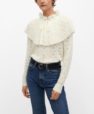 openwork knit top