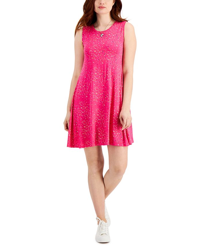 Style & Co Printed Dress, Created for Macy's Macy's