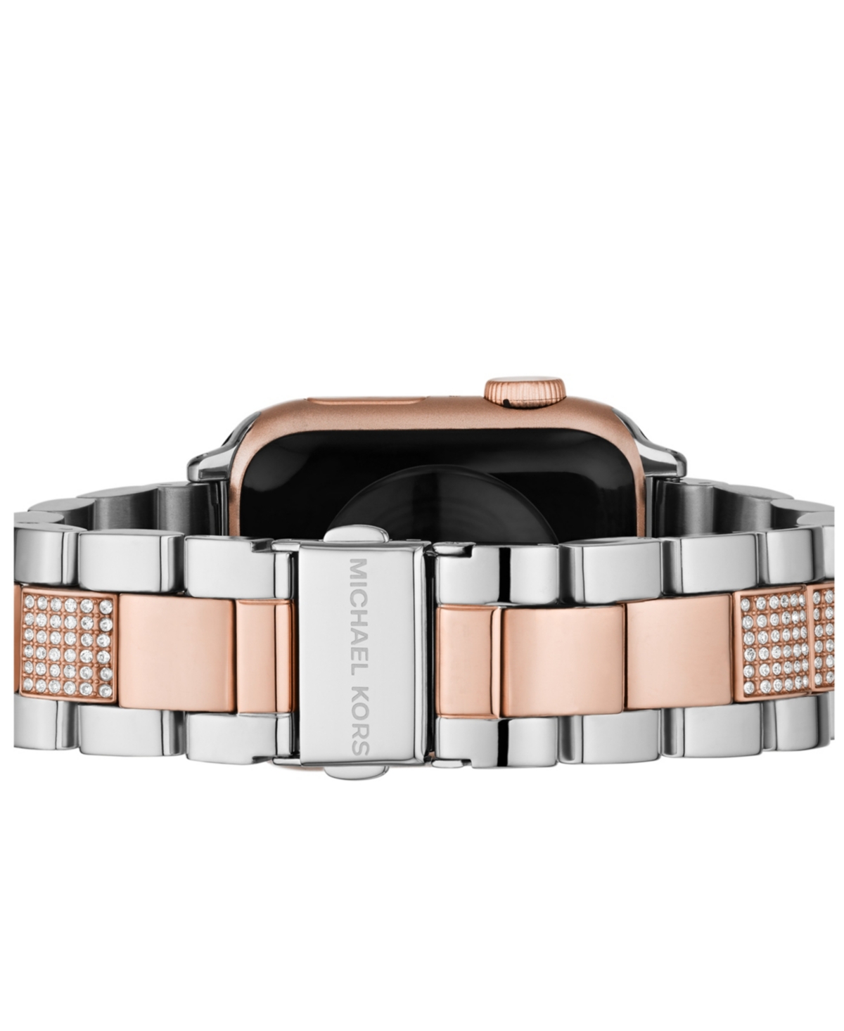 Shop Michael Kors Two-tone Stainless Steel 38/40mm Bracelet Band For Apple Watch In Two Tone