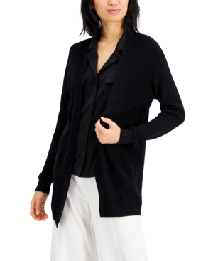 ALFANI OPEN-FRONT CARDIGAN, CREATED FOR MACY'S