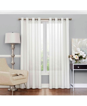 Eclipse Liberty Light Filtering Sheer, 63" X 52" In White