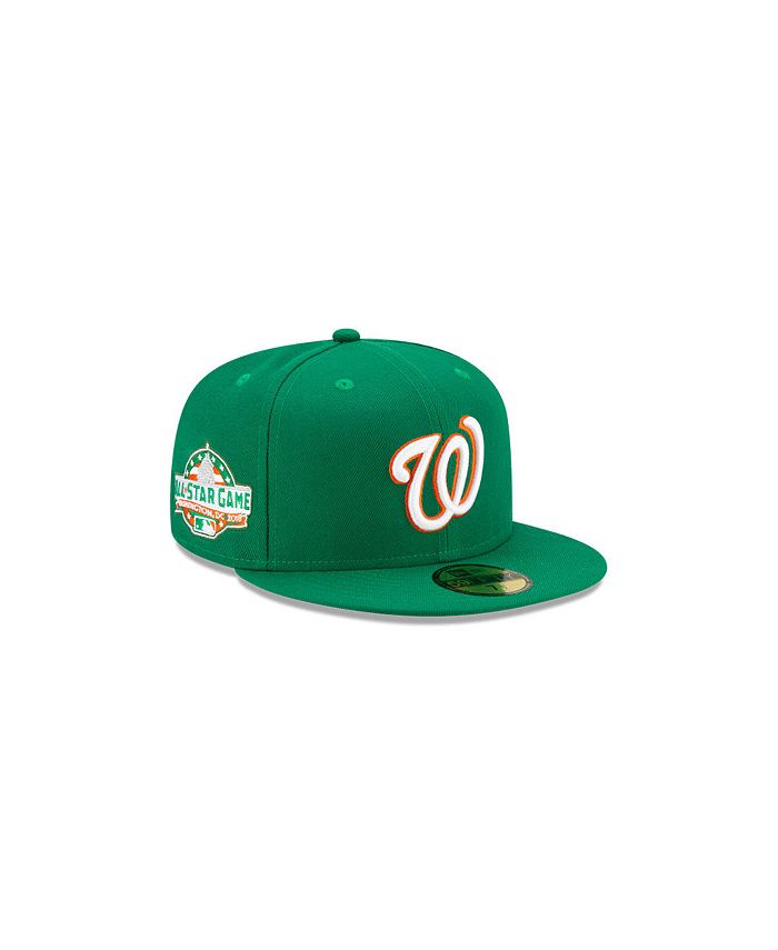 Men's New Era White/Red Washington Nationals Optic 59FIFTY Fitted Hat