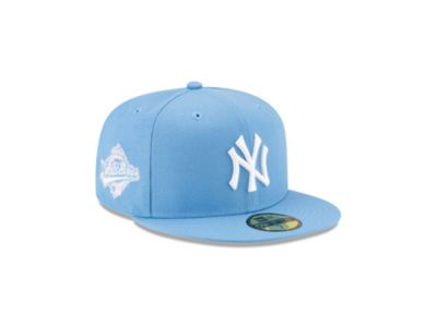 light blue yankees baseball cap