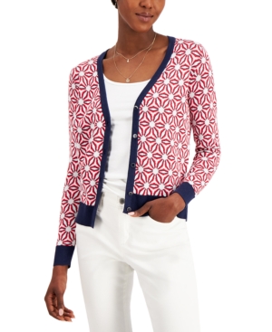 Charter Club Printed Cardigan Created for Macy's