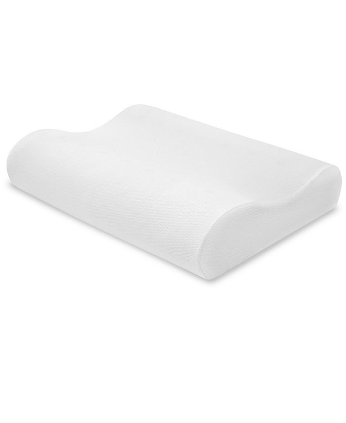SensorPEDIC Prime Transcend Memory Foam Contour Bed Pillow Standard Macy's