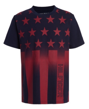 Little Boys Half and Half Logo Short Sleeve Tee