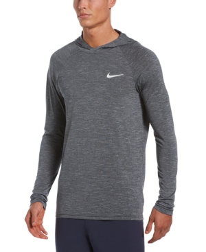Nike Men's Men's Dri-fit Upf 40+ Heathered Hooded Rash Guard