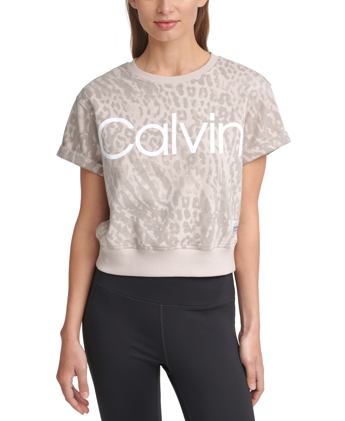 UPC 195046188239 - Calvin Klein Womens Performance French Terry Logo ...