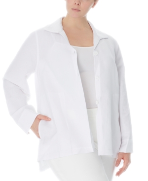 Anne Klein Plus Size Collared Jacket