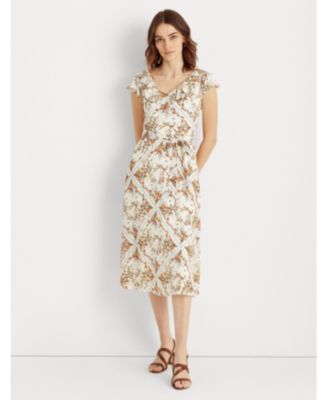 ralph lauren petite floral dress