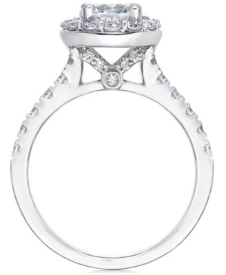 Diamond Halo Bridal Set (2 ct. t.w.) in 14k White or Yellow Gold
