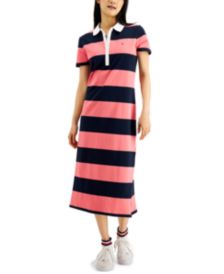 Colorblocked Polo Dress