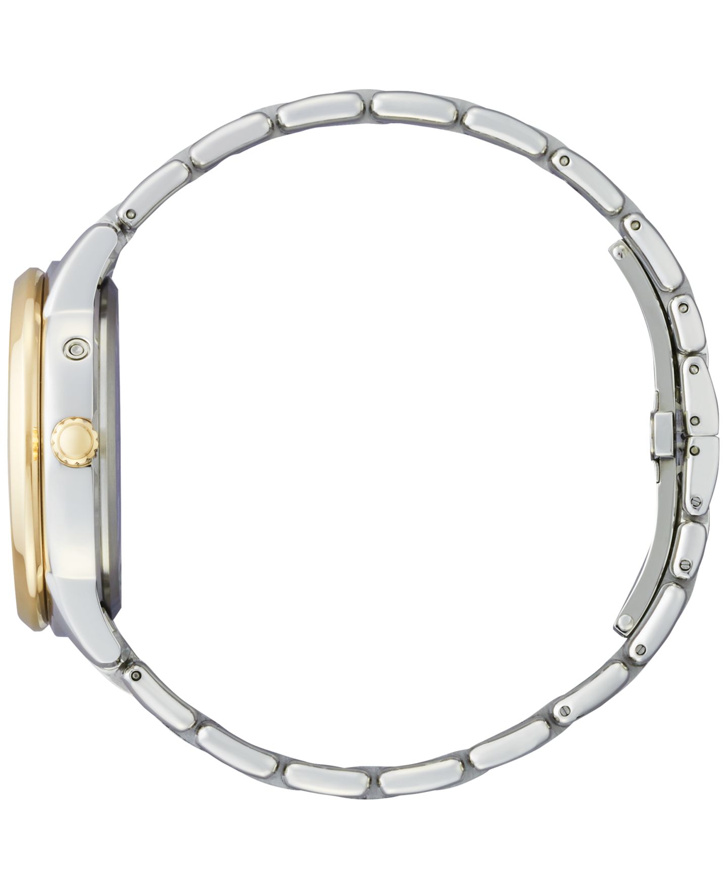 Женские часы Citizen Eco-Drive Calendrier Diamond Accent Two-Tone Stainless Steel Bracelet Watch 37mm — фото 2