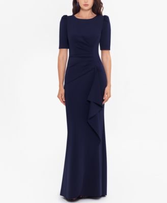 xscape dresses navy blue