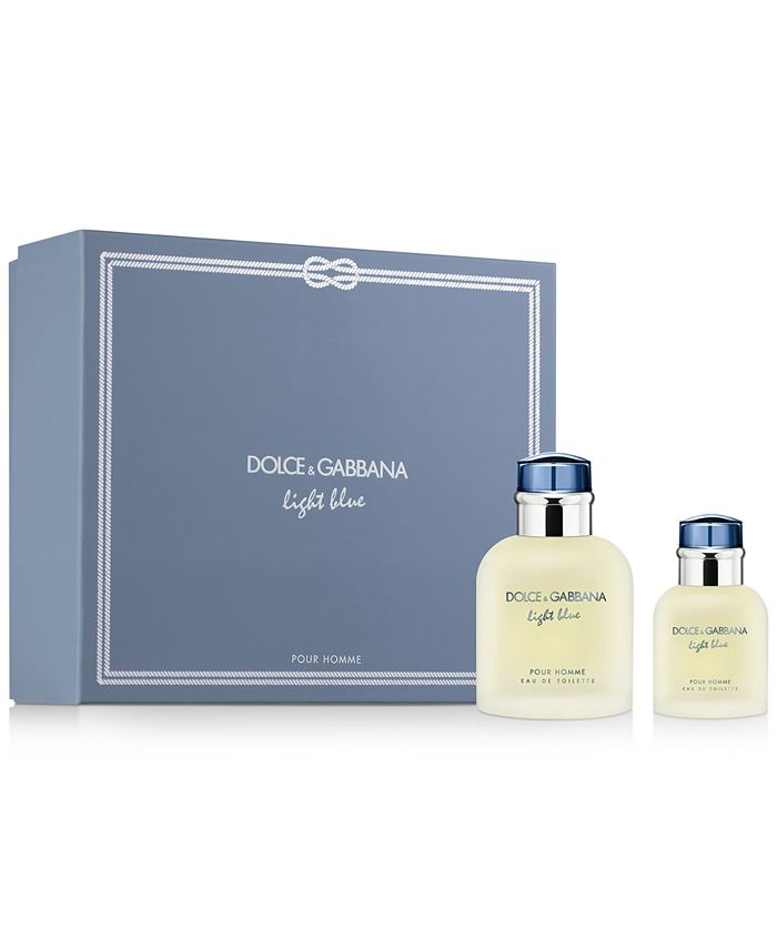 Macy's dolce and store gabbana light blue mens