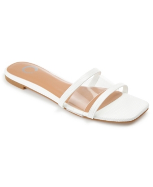 Journee Collection Women's Ramira Slide Women's Shoes In White