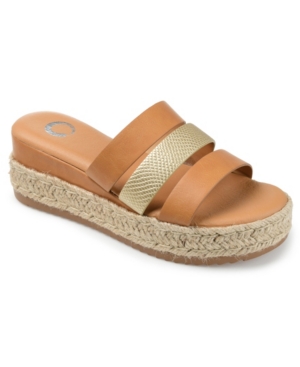 Journee Collection Whitty Espadrille Slide Sandals Women's Shoes