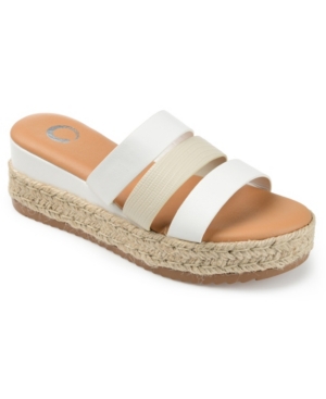 Journee Collection Whitty Espadrille Slide Sandals Women's Shoes