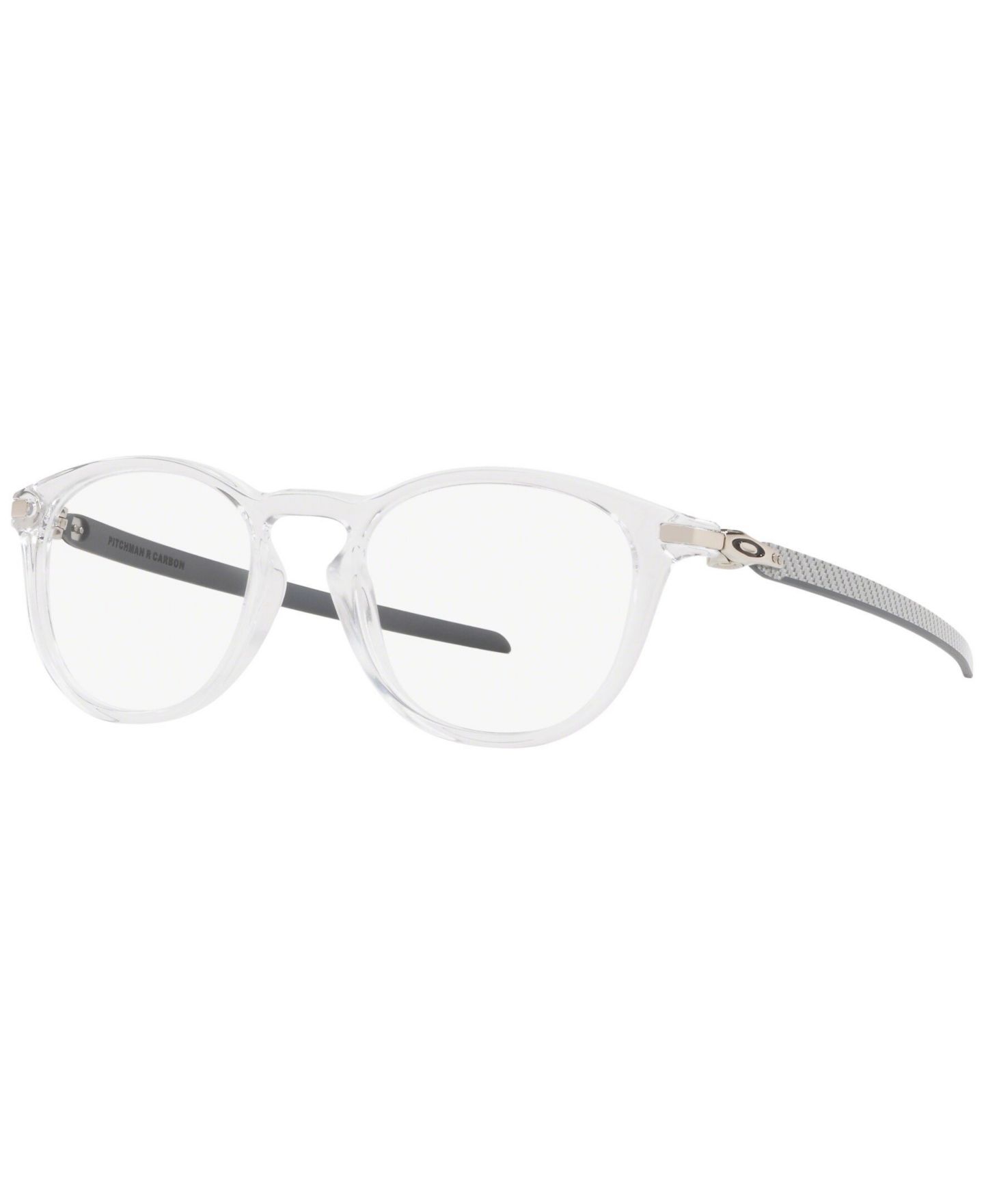 Мужские очки Celine Oakley Man Round Plastic OX8149 Pitchman™ R Carbon Eyeglasses, цвет: Прозрачный — фото 1