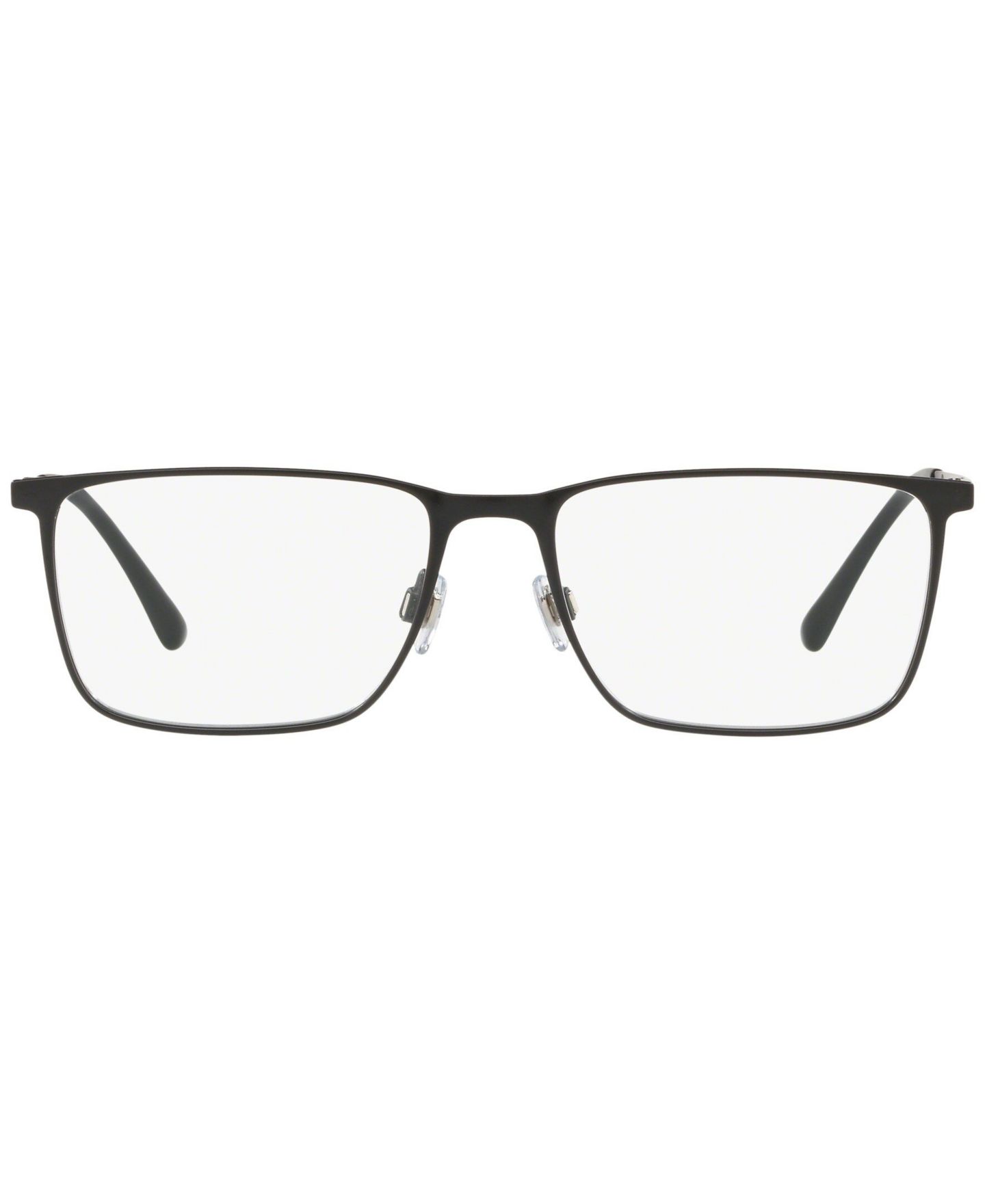 Мужские очки Giorgio Armani Man Rectangle Metal AR5080 Eyeglasses, цвет: Матовый чёрный — фото 3