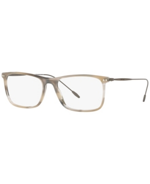 Giorgio Armani Ar7154 Men's Rectangle Eyeglasses In Striped Gr