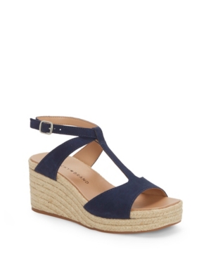 Lucky Brand Women's Valki T-Strap Espadrille Platform Sandals Women's Shoes