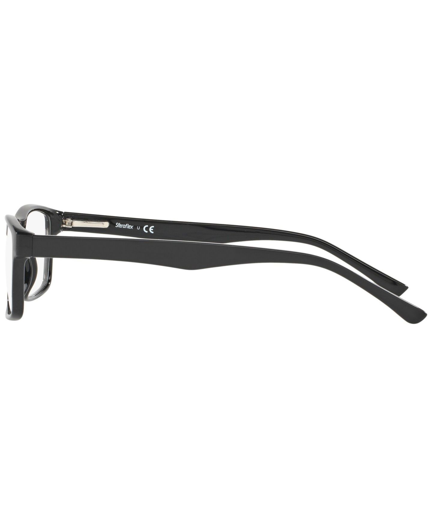 Мужские очки Sferoflex Man Rectangle Plastic SF1149 Eyeglasses, цвет: Чёрный — фото 2