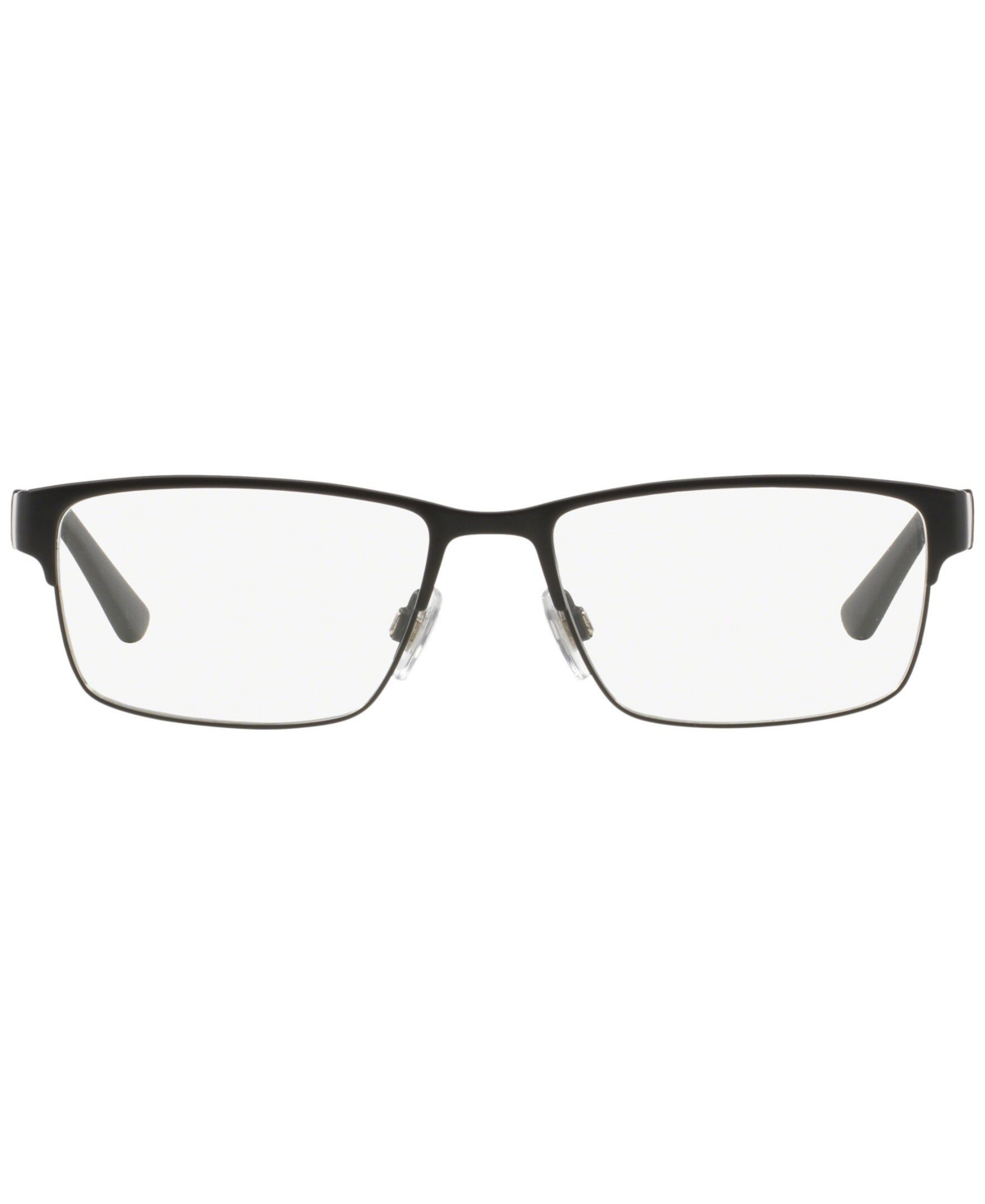 Polo Ralph Lauren Ph1147 Men's Rectangle Eyeglasses In Matte Blac