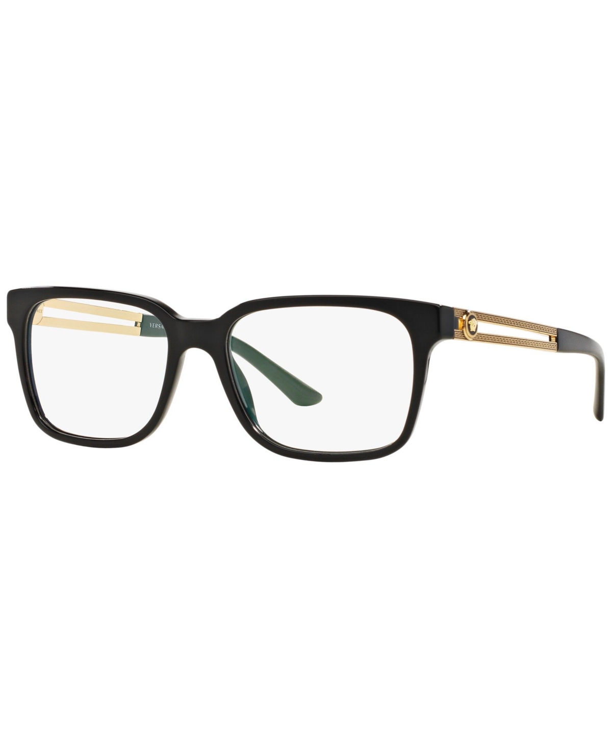 VE3218 Men's Square Eyeglasses - Black