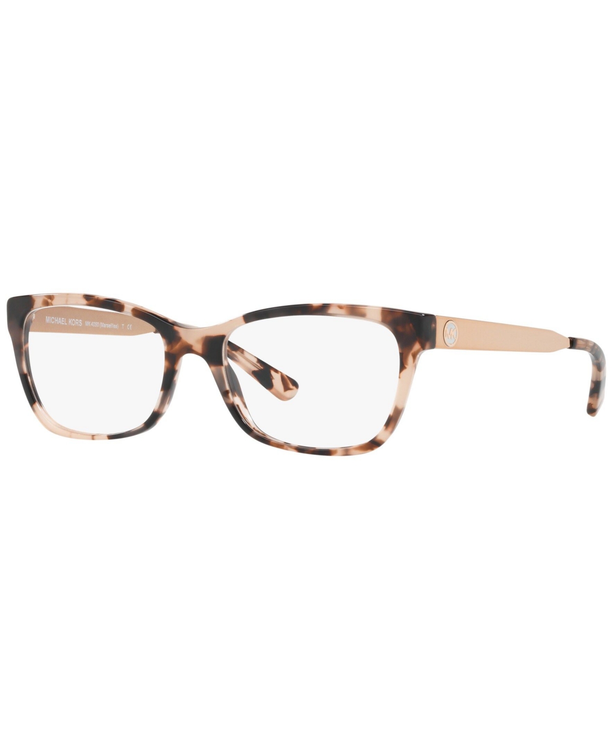 MK4050 Women's Square Eyeglasses - Pink Torto