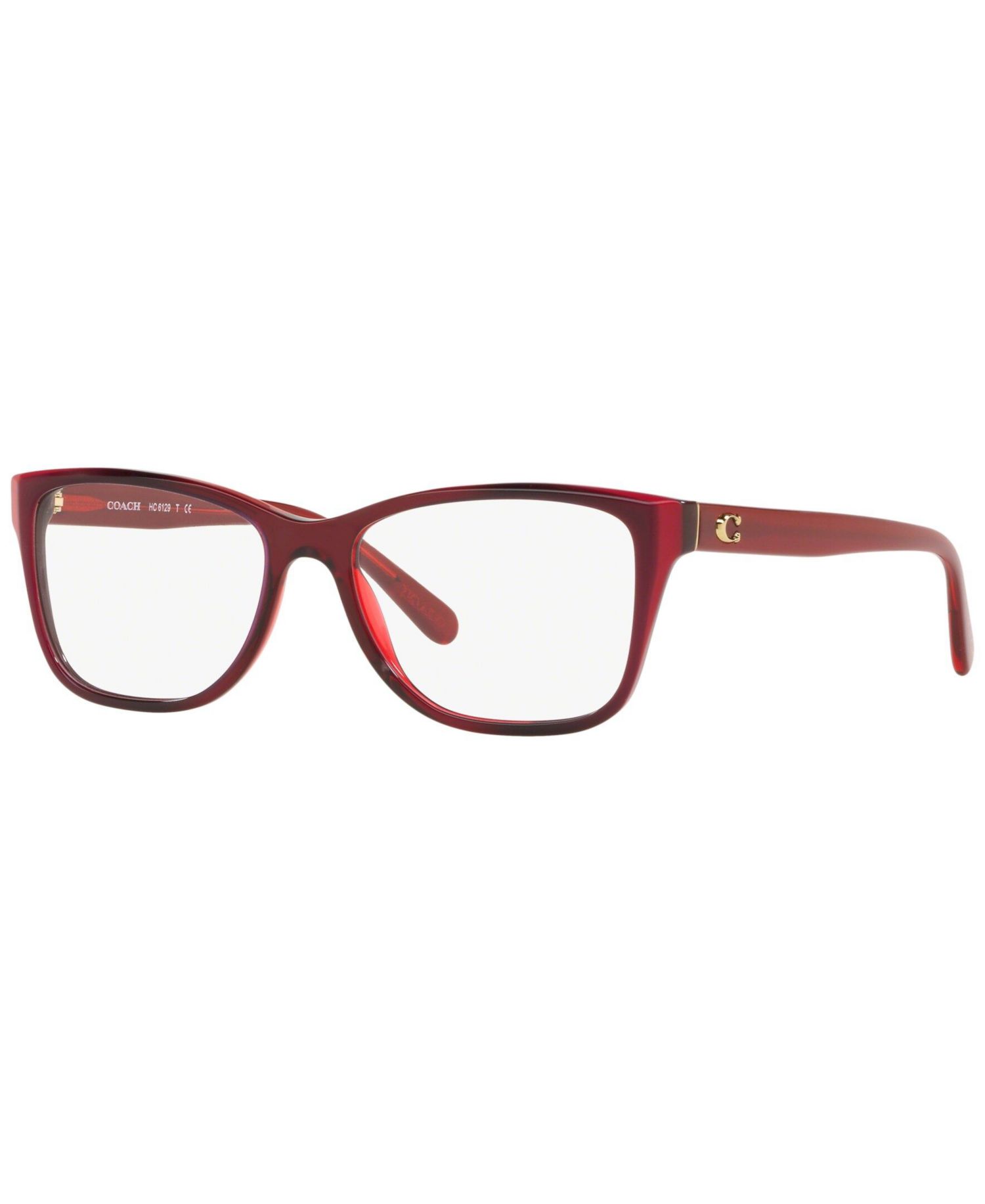 Woman Rectangle Plastic HC6129 Eyeglasses