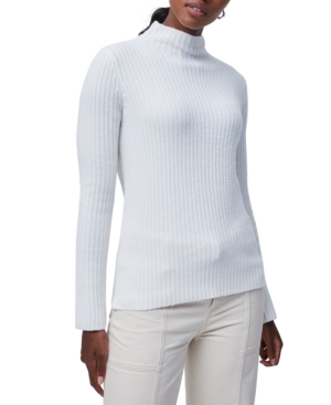 French Connection Sophia Fitted Roll-neck Sweater In Winter White