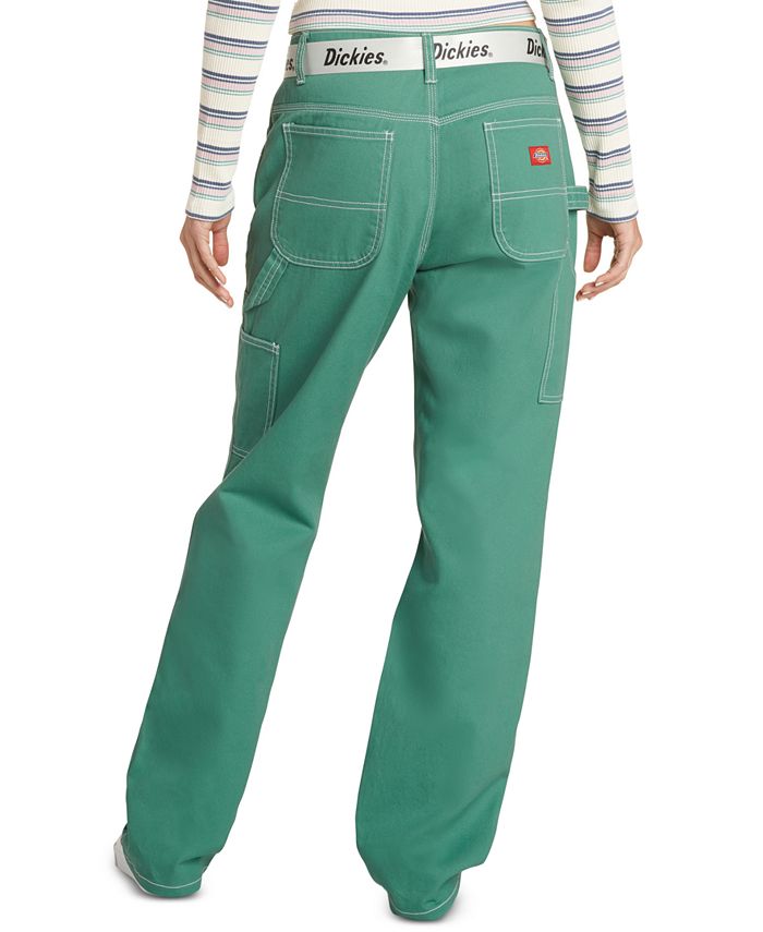 dickies belted utility olive cargo pants