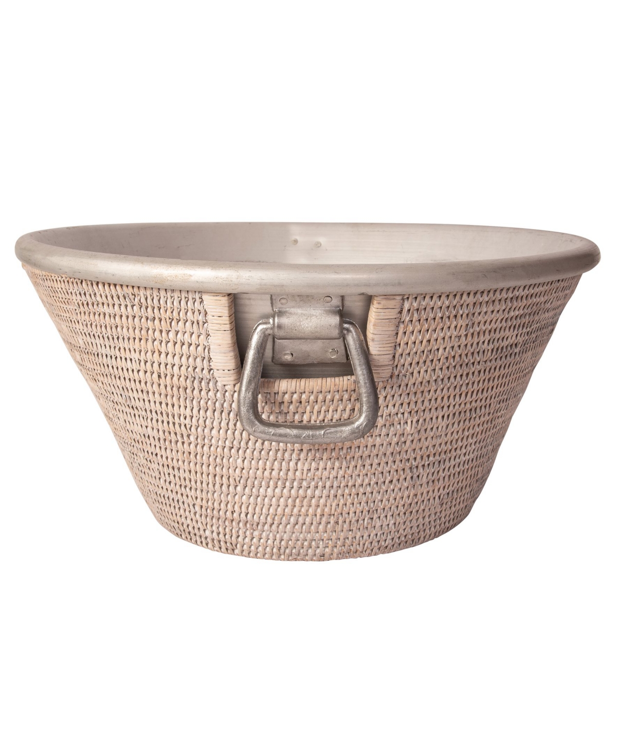 Artifacts Trading Company Artifacts Rattan Ice Tub In Open White